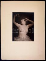 cca 1927 Demeter Károly (1892-1983) párizsi korszakában készült fotóművészeti alkotás, jelzés nélkül...