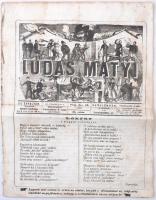 1869 a Ludas Matyi 3. évf. 51. lapszáma díszes fejléccel, karikatúrákkal