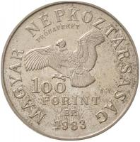 1983. 100Ft alpakka "Simon Bolivár" PRÓBAVERET (11,92g) T:1-(PP) Csak 50db! / 
Hungary 19...