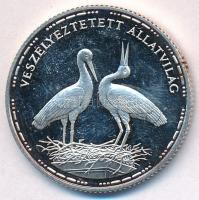 1992. 200Ft Ag "Veszélyeztetett állatvilág - gólya" T:1-(PP) kis patina
Adamo EM126