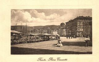 Trieste, Riva Carciotti / market at the quay