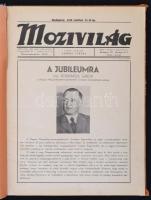 1938 Mozivilág. Jubileumi szám, Szerk.: Endrei Ferenc, Átkötött kartonált papírkötés, kissé kopottas...