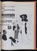 1938 Mozivilág. Jubileumi szám, Szerk.: Endrei Ferenc, Átkötött kartonált papírkötés, kissé kopottas...