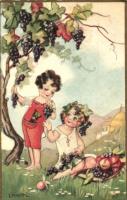 Italian art postcard. Ballerini & Fratini 319. s: Chiostri