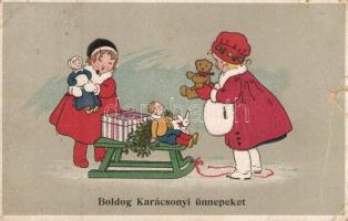 10 db RÉGI magyar és finn karácsonyi üdvözlőlap, köztük litho lapok, vegyes minőség / 10 pre-1945 Hu...