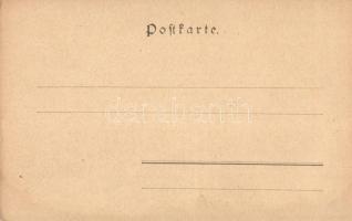 Junggesellen-Postkarte Nr. 1. Philipp & Kramer s: J. Steiner (small tear)