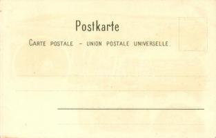 Algiers, Alger; Geographische Postkarte v. Wilhelm Knorr No. 171. Art Nouveau litho