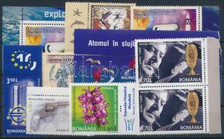 2007-2008 10 diff stamps, 2007-2008 10 db bélyeg, közte ívszéli és szelvényes értékek