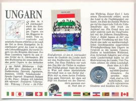 1973. 1Ft Al borítékban "Szán" bélyeggel, hátlapján ENSZ bélyegekkel T:1