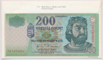 2004. 200Ft "FB" felbélyegzett FDC "UNICEF" borítékban T:I