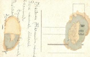 Jewish greeting card with Hebrew text, litho (Rb)