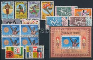 Olympics 36 diff stamps + 2 block Olimpia motívum 36 klf bélyeg és 2 blokk