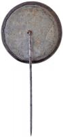 1918. "1918. Május 1" festett fém kitűző (22mm) T:2,2- / Hungary 1918. "1 May 1918&qu...