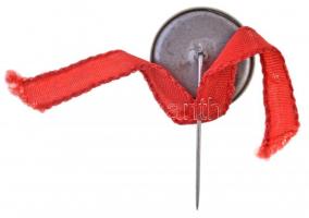 1919. "1919. Május 1" festett fém kitűző (20mm) T:2,2- / Hungary 1919. "1 May 1919&qu...