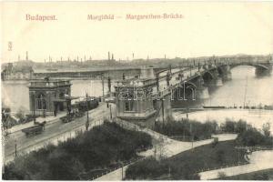 Budapest, Margit híd, Taussig A. kiadása