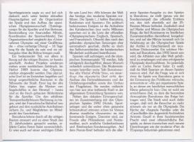 Spanyolország 1990. 25p Ni-Br "1992 Olimpiai Játékok" borítékban, bélyeggel és bélyegzésse...