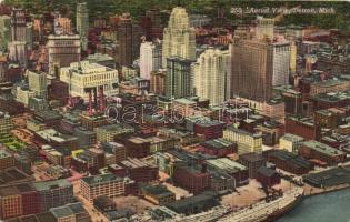 9 db háború előtti érdekes külföldi városképes lap (Tivoli, Ostende, Venezia, Detroit, Athens) / sma...