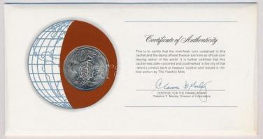 Ausztrália 1978. 50c "Nemzetek Pénzérméi" felbélyegzett borítékban, bélyegzéssel T:1-
Aus...