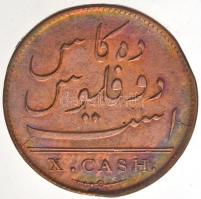 Brit-India / Kelet-Indiai Társaság / Madras  1808. 10C Cu (4x) dísztokban T:2,2- ph., kis patina
Br...