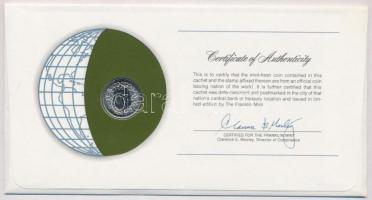 Svácj 1976. 20r "Nemzetek pénzérméi" felbélyegzett borítékban, bélyegzéssel, német nyelvű ...