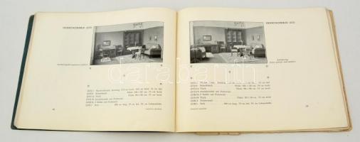 1909 Német iparművészeti lakberendezési katalógus sok képpel / Deutscher Werkstätten für Handwerksku...