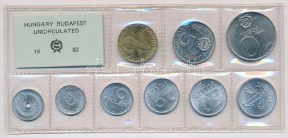 1982. 2f-10Ft (9xklf) érmés forgalmi sor fóliatokban T:1
Adamo FO15