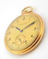 Art deco IWC Schaffausen arany (Au) 14 K zsebóra, hibátlan, szinte karcmentes állapotban, hibátlan ü...