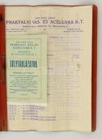 cca 1900-1910 Gróf Csáky László Prakfalvi(Felvidék) Vas- és Acélgyár Rt. prospektusa