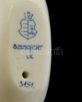 Herendi vadász mintás levélnehezék, kézzel festett, jelzett, eredeti dobozában, m:5 cm