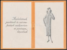 1925 Kolozsvár, S. Eisenstädter Szűcs- és Szőrmeáruházának képekkel illusztrált prospektusa