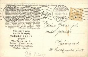 Siófok, fürdőzők, strand, Royal nagyszálloda hotel reklám