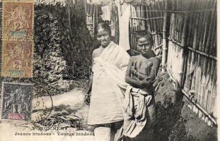 Pondichery- junge Hindus