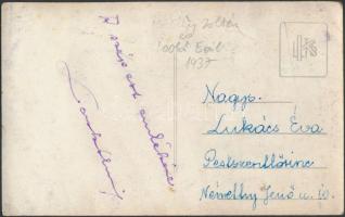 Laskó Emil(1911-1982) egyházi karnagy és Kodály Zoltán, fotó, hátoldalon Laskó Emil saját kezű aláír...