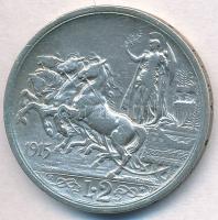 Olaszország 1915R 2L Ag "III. Viktor Emánuel" T:2-
Italy 1915R 2 Lire Ag "Vittorio E...