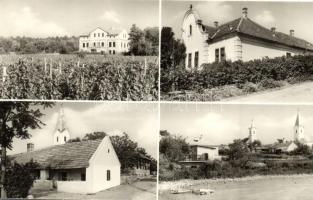 53 db főleg MODERN fekete-fehér Balaton és környéki városképes lap / 53 mostly modern black and whit...