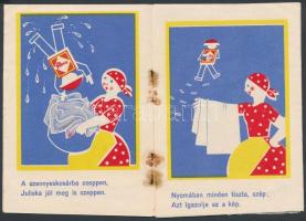 "Szapoleon kalandjai" - humoros hősköltemény 14 képben, a Flora szappant reklámozó verses ...