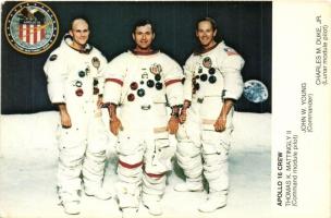 4 db MODERN amerikai űrhajós lap / 4 modern American astronauts postcards