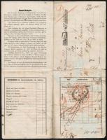 1853 Wien, Ausschl. Pr. Kaiser-Ferdinands-Nordbahn által kiállított vasúti fuvarlevél