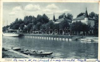 10 db RÉGI városképes lap, Balaton és környéke / 10 pre-1945 Hungarian town-view postcards; Balaton