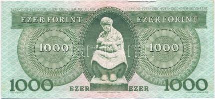 1996. 1000Ft "F" T:III ropogós papír