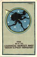 1926 Cserkész Nemzeti Nagy Tábor Újpesti Népsziget / Hungarian National Scout Camping Festival s: Mátis (EK)