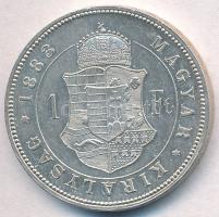 1883KB 1Ft Ag "Ferenc József" T:1-,2