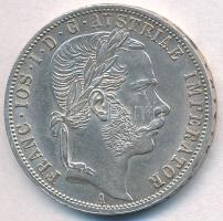Ausztria 1871A 1Fl Ag "Ferenc József" T:1- kis ph Austria 1871A 1 Florin Ag "Franz Joseph" C:Au small edge error Krause KM#2221