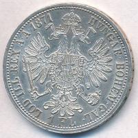 Ausztria 1871A 1Fl Ag "Ferenc József" T:1- kis ph
Austria 1871A 1 Florin Ag "Franz J...