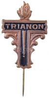 ~1930. Trianon festett Br kitűző (31x21mm) T:2