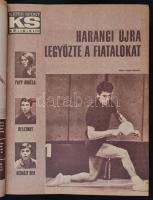 1969-1970 Képes Sport 16. és 17. majdnem teljes évfolyamok (három szám hiányzik), kissé kopottas fél...
