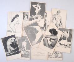 cca 1960 Harrison Marks: Kamera No 10. Művészi akt fotókat tartalmazó sorozat összesen 20 lappal / Collection of artistic nude photos