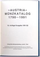 Austria Münzkatalog 1790-1991. 18. Auflage / Ausgabe 1991/92. Használt, de jó állapotú példány