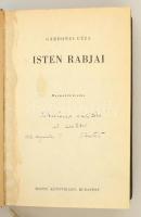Gárdonyi Géza: Isten rabjai. Bp., 1942, Dante. Harmadik kiadás. Korabeli amatőr bibliofil egészbőrkö...
