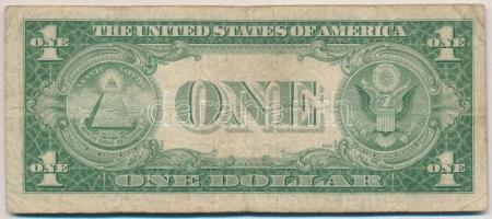 Amerikai Egyesült Államok 1957-1961. (1935F) 1$ "Silver Certificate - kisméretű", kék pecs...